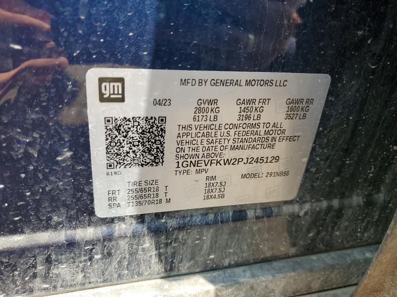 Продажа на аукционе авто 2023 Chevrolet Traverse, vin: 1GNEVFKW2PJ245129, номер лота: 61143926