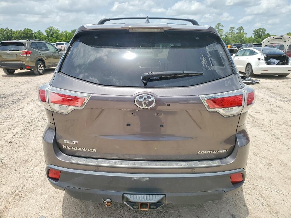 2014 Toyota Highlander მანქანა იყიდება აუქციონზე, vin: 5TDDKRFH6ES017662, აუქციონის ნომერი: 61583126