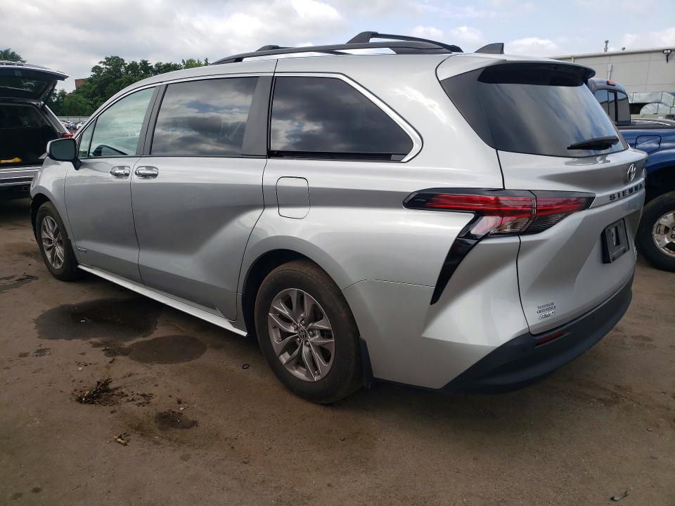 Продаж на аукціоні авто 2021 Toyota Sienna, vin: 5TDJSKFC5MS028388, номер лоту: 61348896