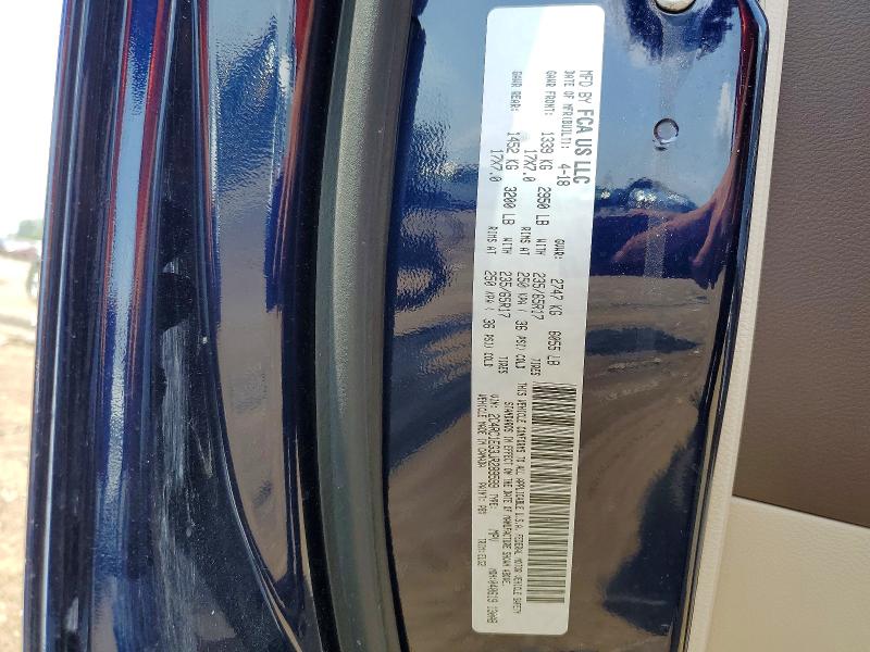 2018 Chrysler Pacifica მანქანა იყიდება აუქციონზე, vin: 2C4RC1EG3JR289599, აუქციონის ნომერი: 61890296