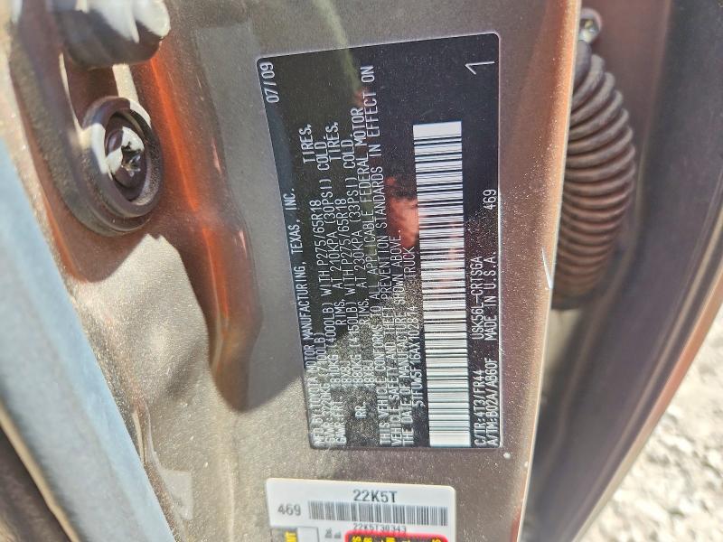 60227806 :رقم المزاد ، 5TFUW5F16AX102814 vin ، 2010 Toyota Tundra مزاد بيع
