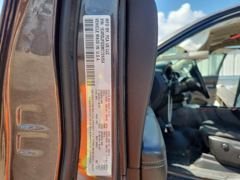 Aukcja sprzedaży 2021 Dodge Durango, vin: 1C4RDJFG5MC724454, numer aukcji: 60989346
