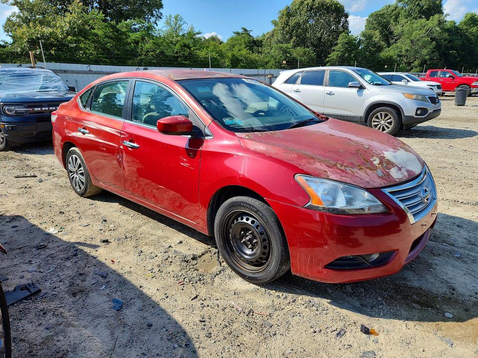 63194886 :رقم المزاد ، 3N1AB7APXEY255046 vin ، 2014 Nissan Sentra مزاد بيع