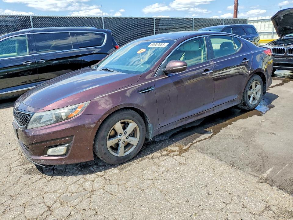 2015 Kia Optima მანქანა იყიდება აუქციონზე, vin: 5XXGM4A75FG470425, აუქციონის ნომერი: 63057086