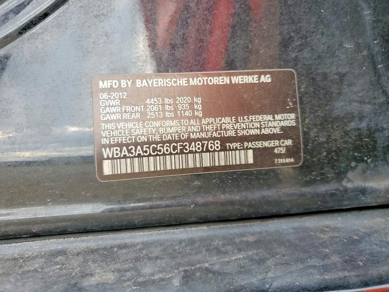 Aukcja sprzedaży 2012 Bmw 328, vin: WBA3A5C56CF348768, numer aukcji: 60467626