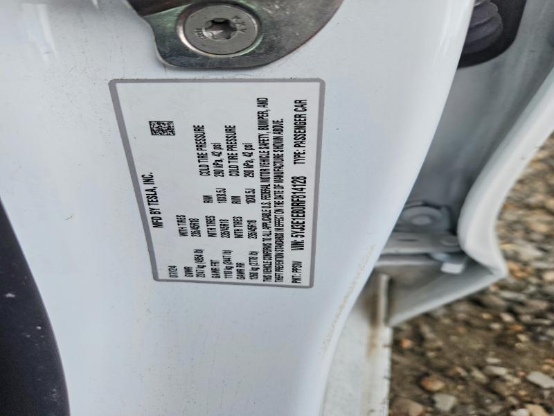 2024 Tesla Model 3 მანქანა იყიდება აუქციონზე, vin: 5YJ3E1EB0RF814128, აუქციონის ნომერი: 60402076