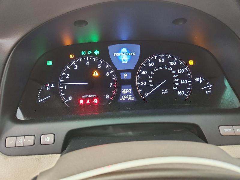 60138196 :رقم المزاد ، JTHCL1EF4A5006765 vin ، 2010 Lexus Ls مزاد بيع
