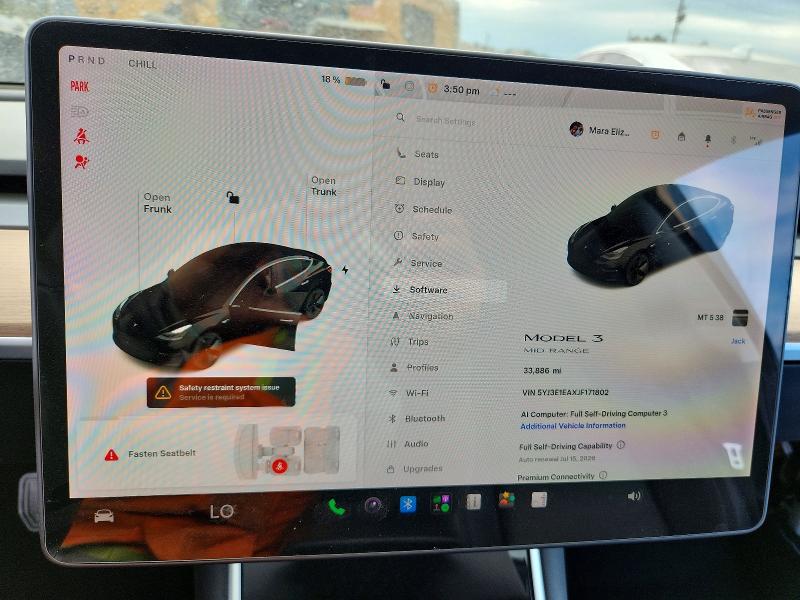 Продажа на аукционе авто 2018 Tesla Model 3, vin: 5YJ3E1EAXJF171802, номер лота: 60259836
