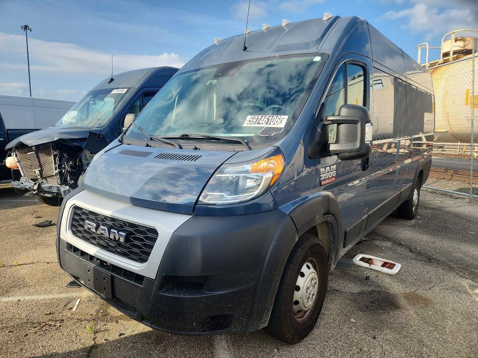 2021 Ram Promaster 3500 მანქანა იყიდება აუქციონზე, vin: 3C6MRVJG7ME535928, აუქციონის ნომერი: 59746106