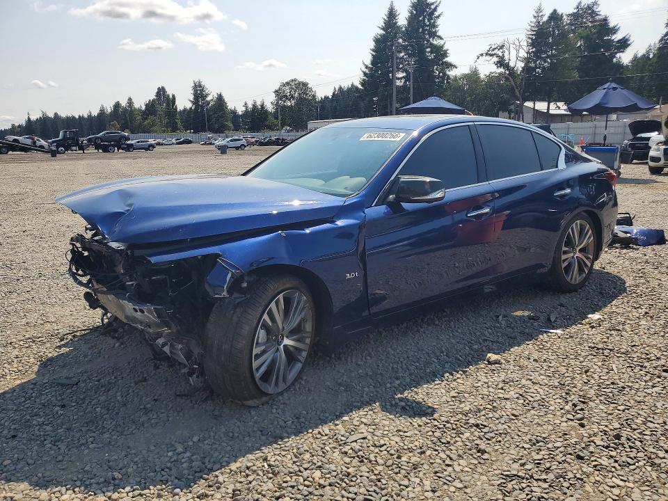 62300266 :رقم المزاد ، JN1EV7AR3KM593929 vin ، 2019 Infiniti Q50 مزاد بيع