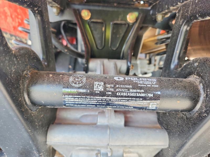 62643256 :رقم المزاد ، 4XASEA50XSA001704 vin ، 2025 Polaris Sportsm400 مزاد بيع