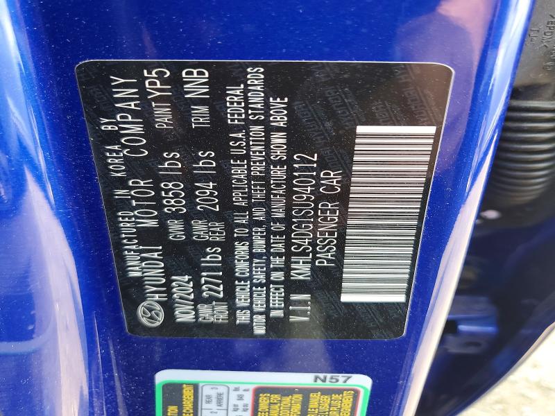 Aukcja sprzedaży 2025 Hyundai Elantra, vin: KMHLS4DG1SU940112, numer aukcji: 62677706