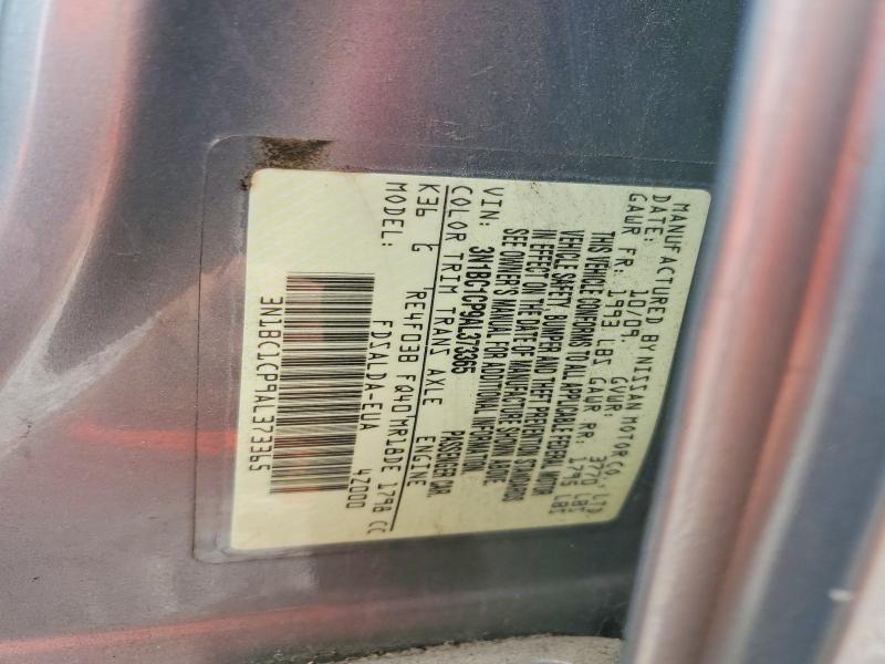 62403816 :رقم المزاد ، 3N1BC1CP9AL373365 vin ، 2010 Nissan Versa مزاد بيع