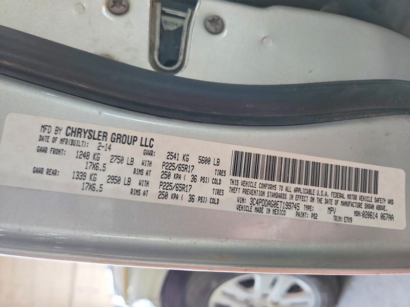 60067836 :رقم المزاد ، 3C4PDDAG0ET199745 vin ، 2014 Dodge Journey مزاد بيع