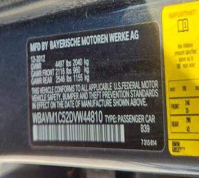 Aukcja sprzedaży 2013 Bmw X1, vin: WBAVM1C52DVW44810, numer aukcji: 63037726