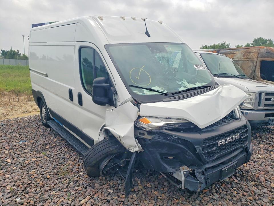 58971796 :رقم المزاد ، 3C6LRVBG6RE112517 vin ، 2024 Ram Promaster 1500 مزاد بيع