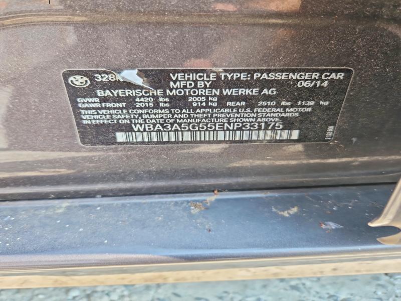 Aukcja sprzedaży 2014 Bmw 328, vin: WBA3A5G55ENP33175, numer aukcji: 63356176