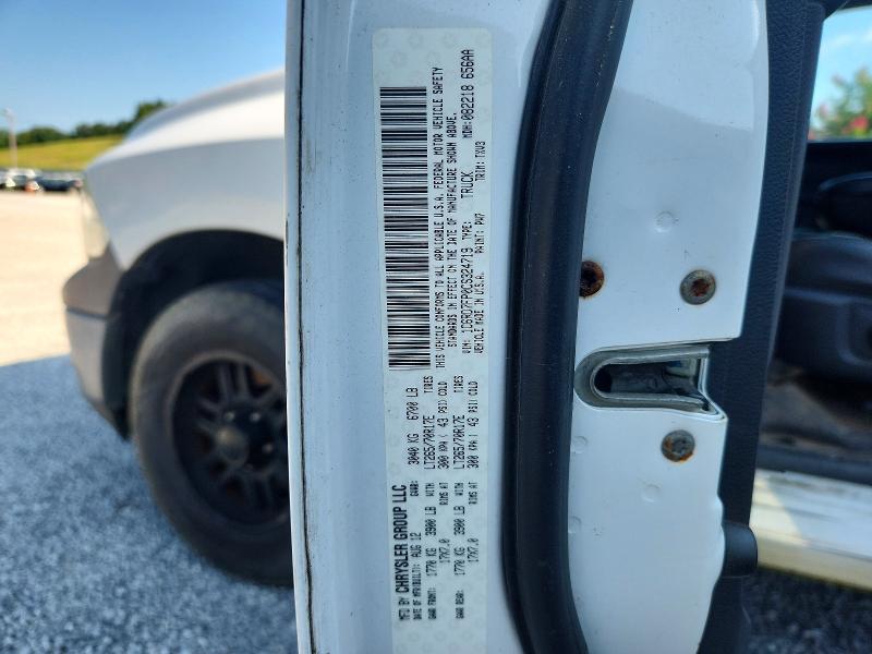2012 Dodge Ram 1500 მანქანა იყიდება აუქციონზე, vin: 1C6RD7FP0CS324719, აუქციონის ნომერი: 60241356