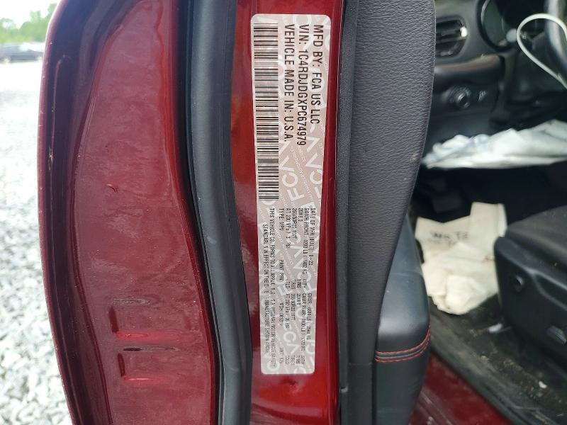 Продажа на аукционе авто 2023 Dodge Durango, vin: 1C4RDJDGXPC674979, номер лота: 60582636