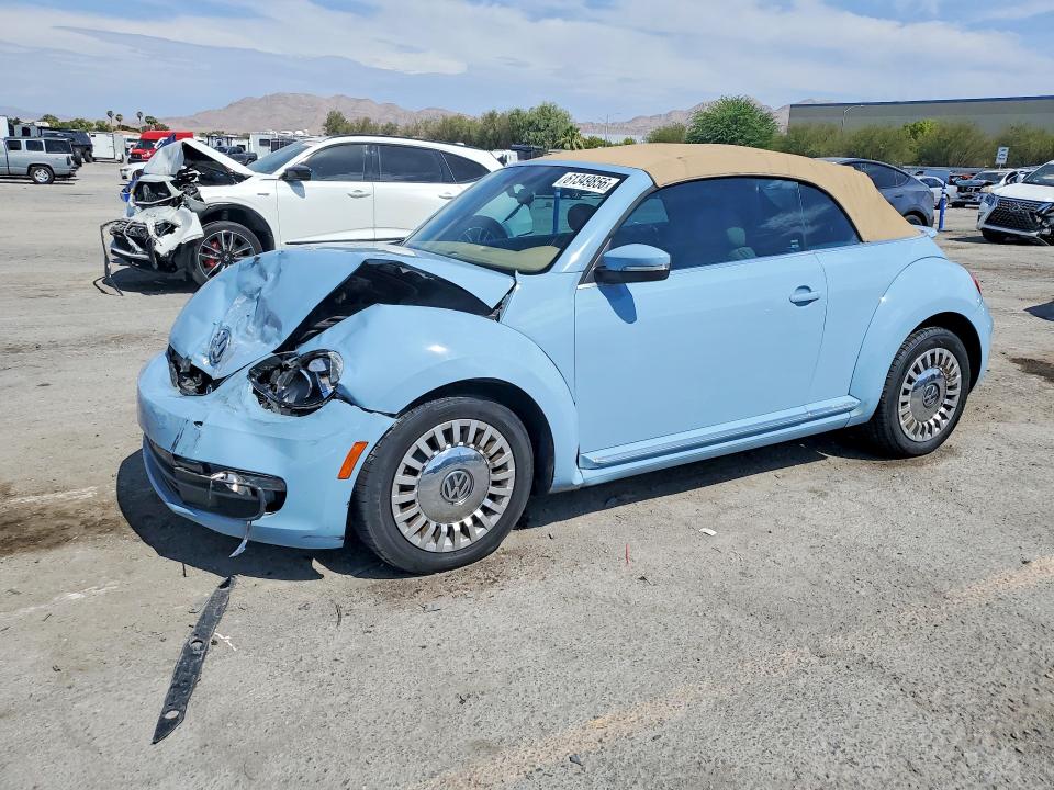 2015 Volkswagen Beetle მანქანა იყიდება აუქციონზე, vin: 3VW517AT9FM821119, აუქციონის ნომერი: 61349856