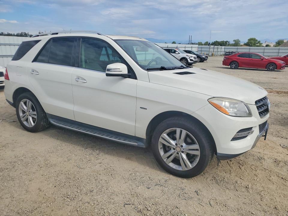 2012 Mercedes-benz Ml მანქანა იყიდება აუქციონზე, vin: 4JGDA2EB1CA083906, აუქციონის ნომერი: 61760506
