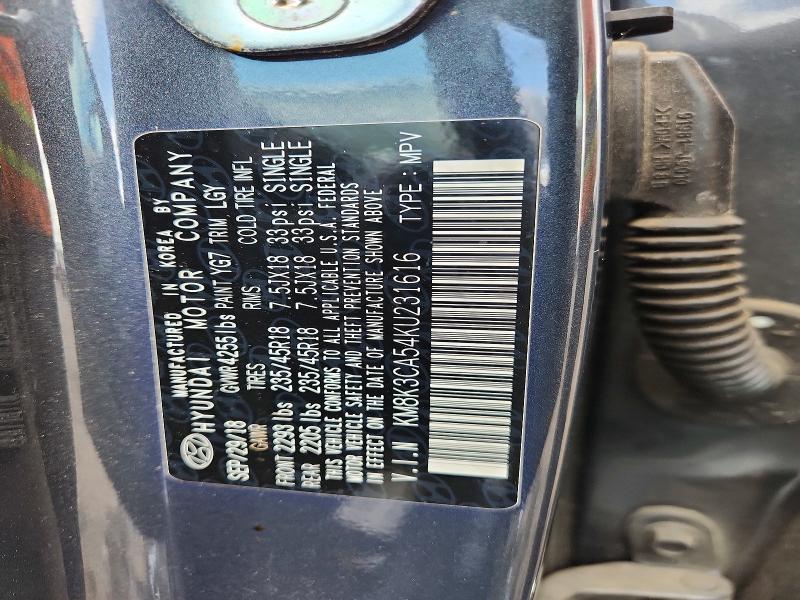 Продажа на аукционе авто 2019 Hyundai Kona, vin: KM8K3CA54KU231616, номер лота: 85611985