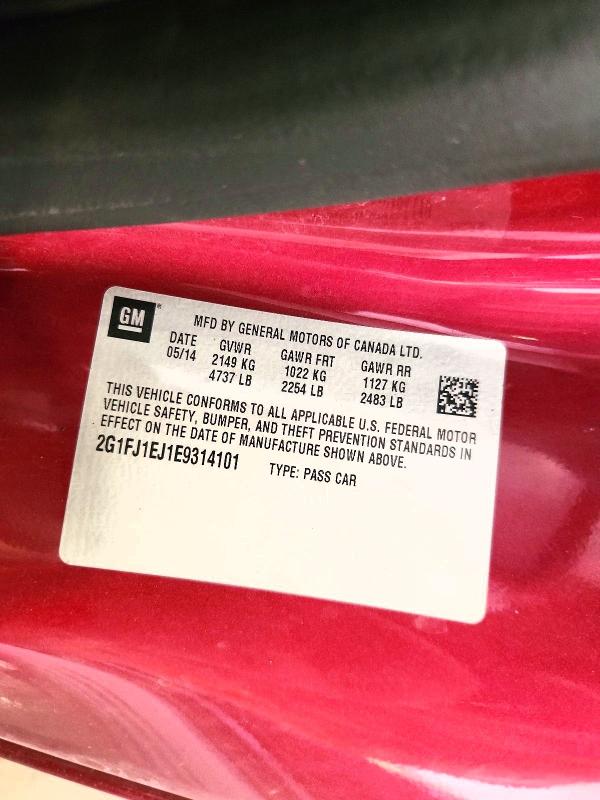 Продаж на аукціоні авто 2014 Chevrolet Camaro, vin: 2G1FJ1EJ1E9314101, номер лоту: 59961686