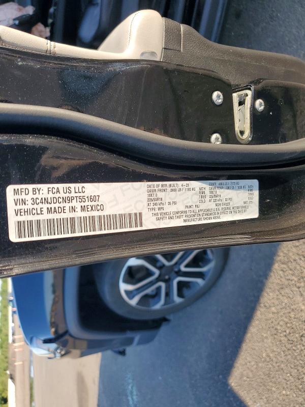 61539926 :رقم المزاد ، 3C4NJDCN9PT551607 vin ، 2023 Jeep Compass مزاد بيع