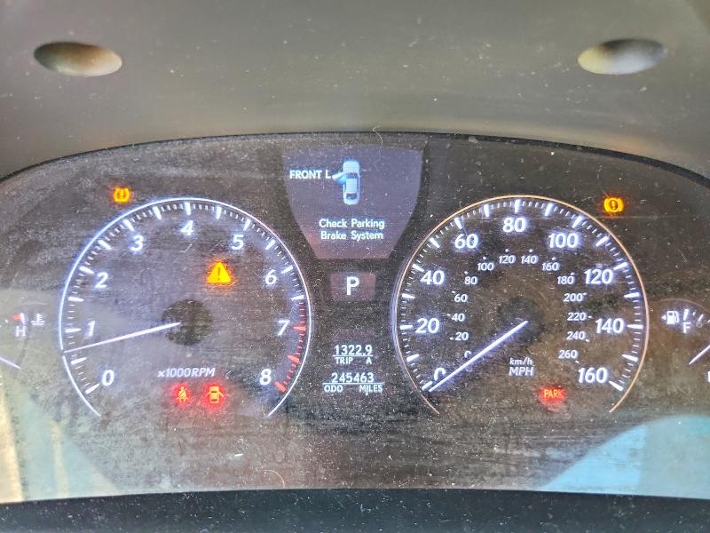 2011 Lexus Ls მანქანა იყიდება აუქციონზე, vin: JTHCL5EF2B5009253, აუქციონის ნომერი: 62026386