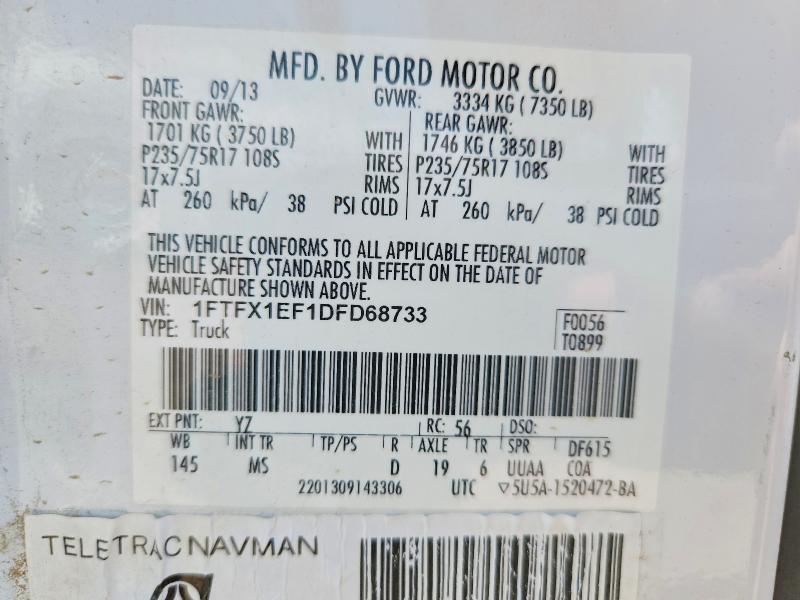Aukcja sprzedaży 2013 Ford F150, vin: 1FTFX1EF1DFD68733, numer aukcji: 61598626