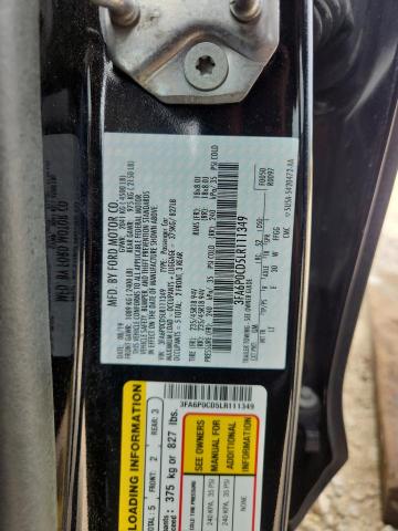 Продажа на аукционе авто 2020 Ford Fusion, vin: 3FA6P0CD5LR111349, номер лота: 63578506