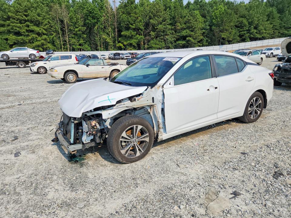 63013306 :رقم المزاد ، 3N1AB8CVXMY330229 vin ، 2021 Nissan Sentra مزاد بيع