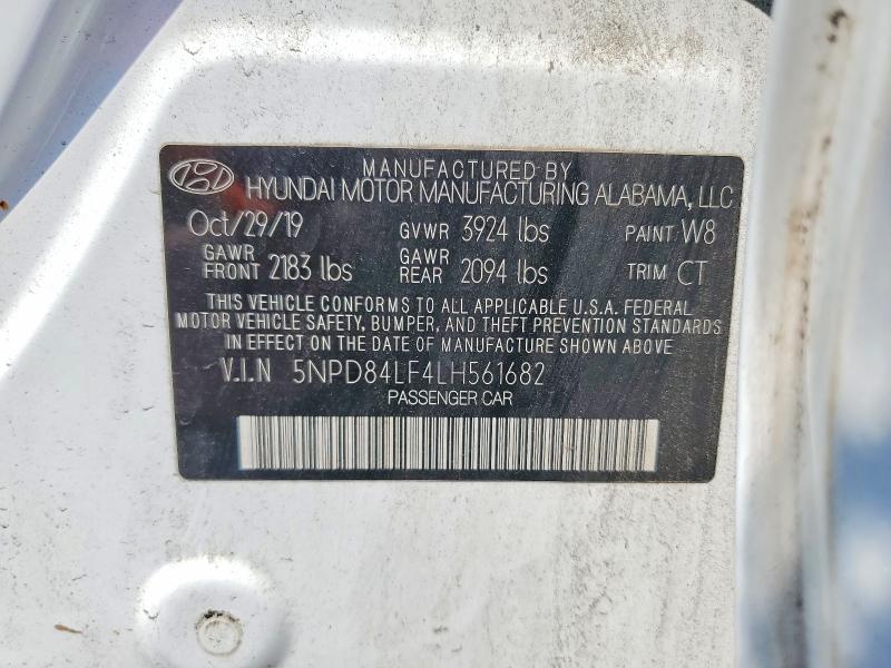 Aukcja sprzedaży 2020 Hyundai Elantra, vin: 5NPD84LF4LH561682, numer aukcji: 62669316
