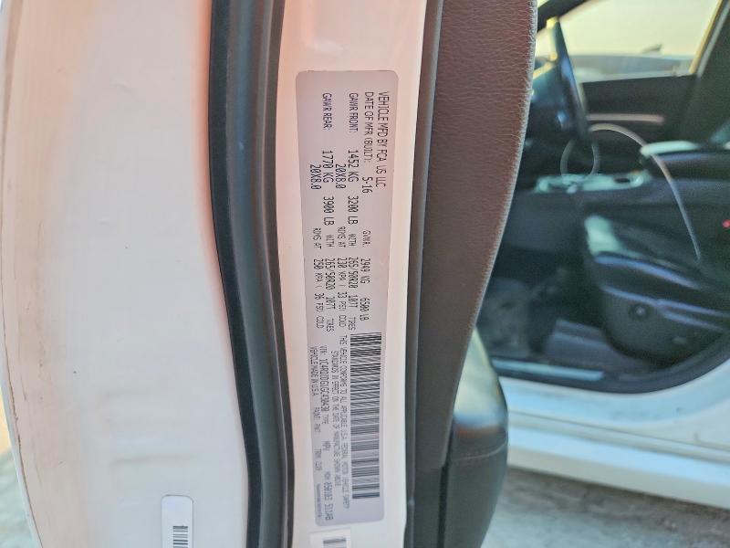 Продаж на аукціоні авто 2016 Dodge Durango, vin: 1C4RDJDG1GC430430, номер лоту: 61207596