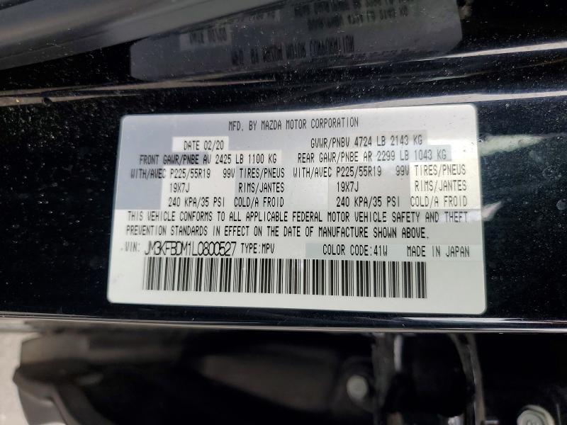 Продаж на аукціоні авто 2020 Mazda Cx-5, vin: JM3KFBDM1L0800527, номер лоту: 60178206