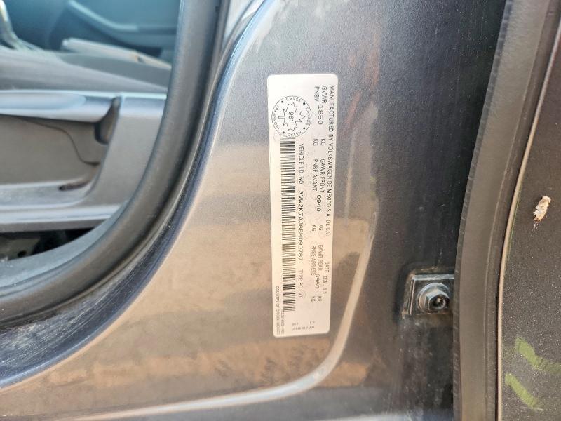 Продажа на аукционе авто 2011 Volkswagen Jetta, vin: 3VW2K7AJ8BM090787, номер лота: 60760866