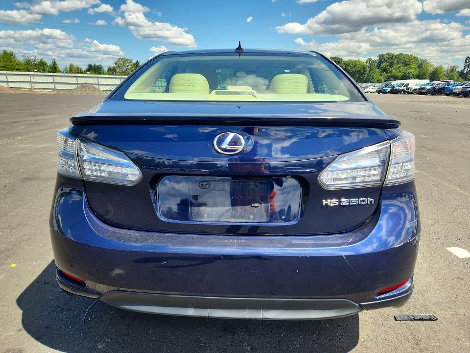 2011 Lexus Hs მანქანა იყიდება აუქციონზე, vin: JTHBB1BA3B2045809, აუქციონის ნომერი: 63057516