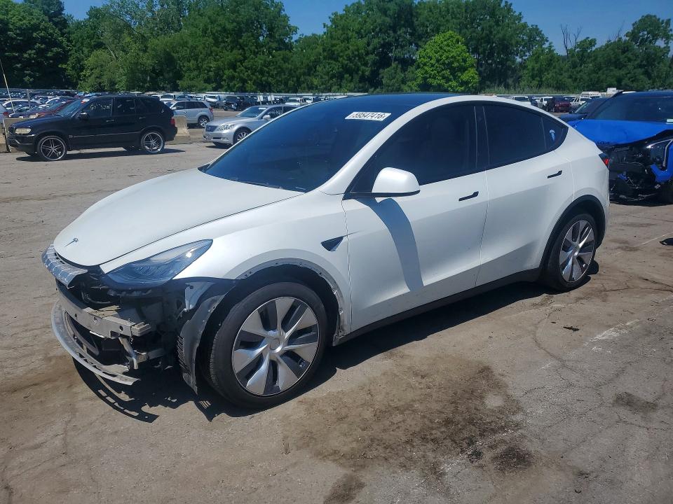 Продажа на аукционе авто 2021 Tesla Model Y, vin: 5YJYGDEE7MF076039, номер лота: 59547416
