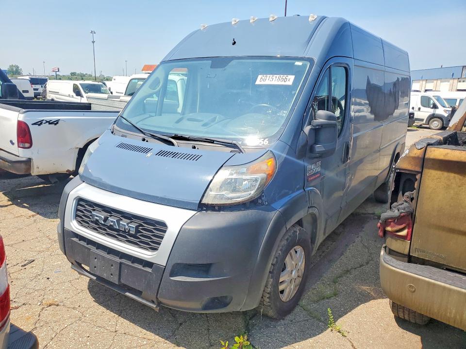 60151866 :رقم المزاد ، 3C6TRVDG6KE518056 vin ، 2019 Ram Promaster 2500 مزاد بيع