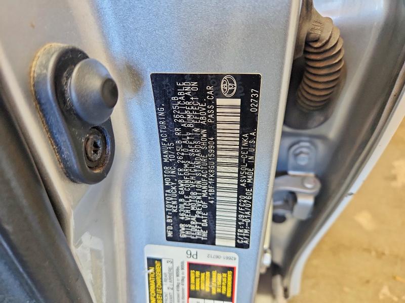 61082656 :رقم المزاد ، 4T1BF1FK8GU159904 vin ، 2016 Toyota Camry مزاد بيع