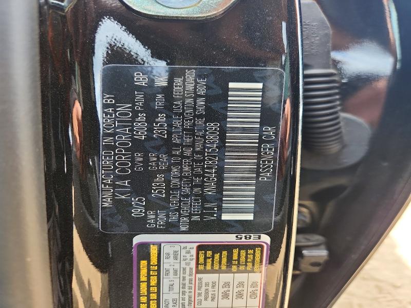 Aukcja sprzedaży 2026 Kia K5, vin: KNAG44J82T5438098, numer aukcji: 61607136