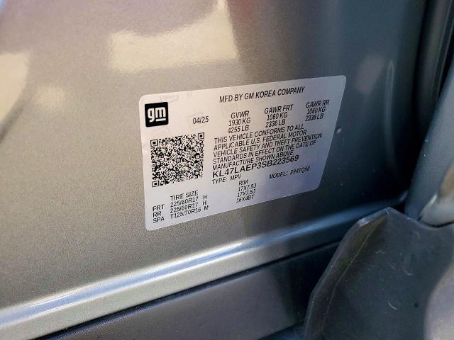 Продажа на аукционе авто 2025 Buick Envista, vin: KL47LAEP3SB223569, номер лота: 62350666