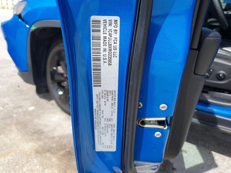 Aukcja sprzedaży 2021 Jeep Cherokee, vin: 1C4PJLLBXMD235658, numer aukcji: 60992786