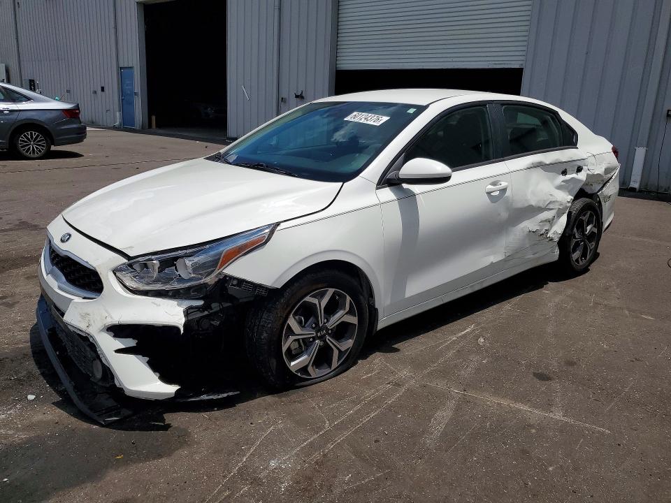 60124376 :رقم المزاد ، 3KPF24AD9KE128499 vin ، 2019 Kia Forte مزاد بيع