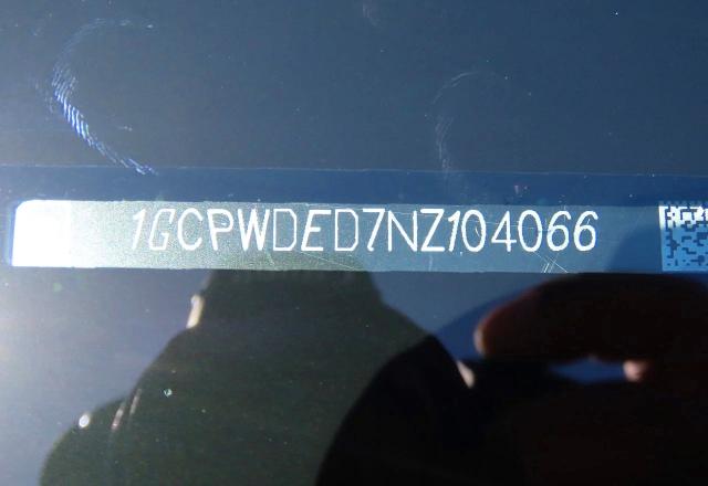 Продаж на аукціоні авто 2022 Chevrolet Silverado Ltd, vin: 1GCPWDED7NZ104066, номер лоту: 62333206