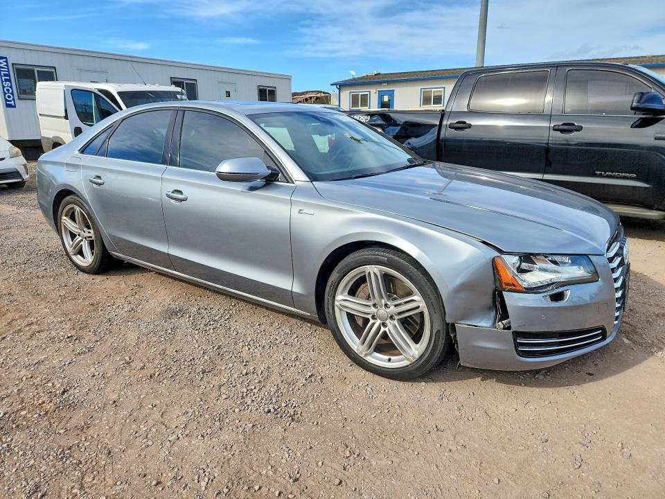 2013 Audi A8 მანქანა იყიდება აუქციონზე, vin: WAUAGAFD4DN000850, აუქციონის ნომერი: 61017156