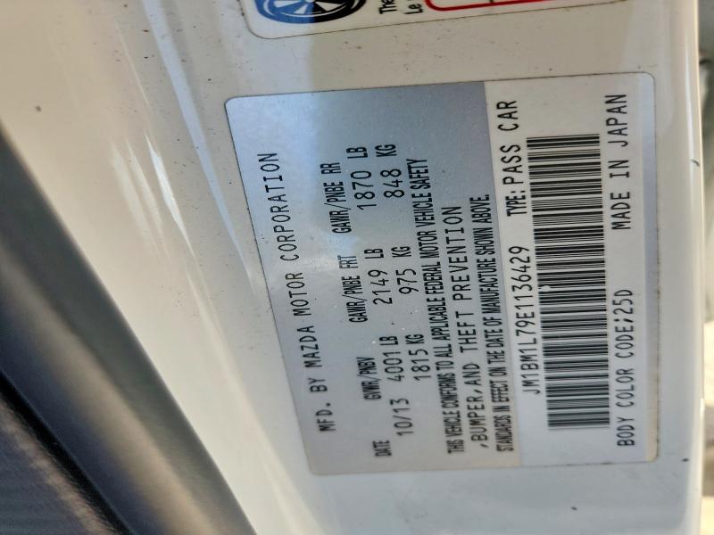 Aukcja sprzedaży 2014 Mazda 3, vin: JM1BM1L79E1136429, numer aukcji: 61554506