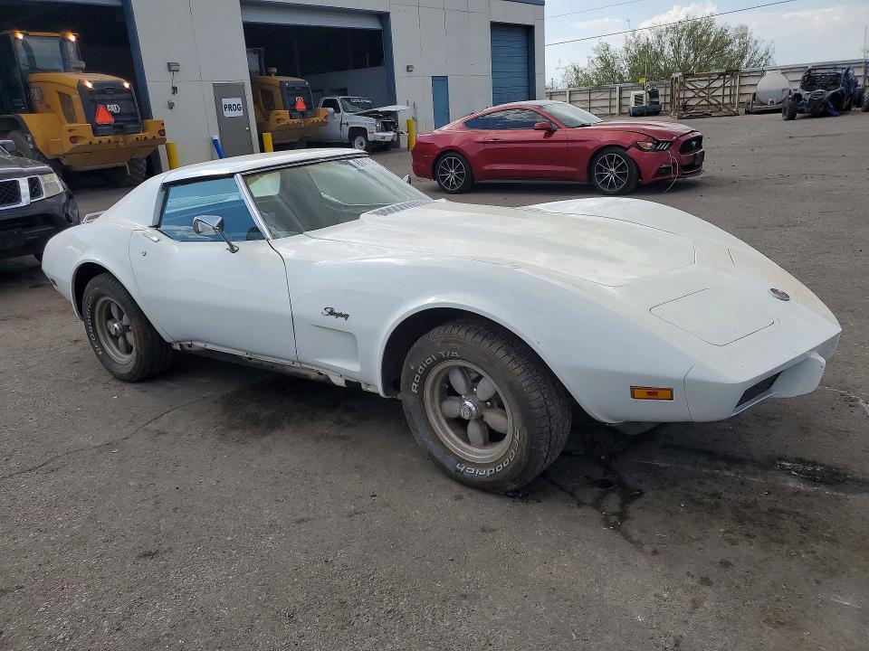 60477646 :رقم المزاد ، 1Z37J5S423691 vin ، 1975 Chevrolet Corvette مزاد بيع