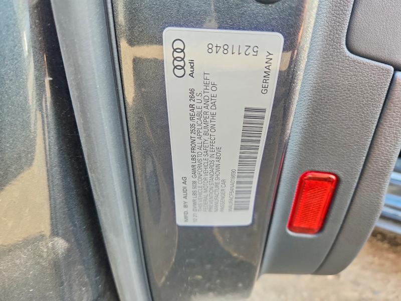 85976615 :رقم المزاد ، WAUFACF54NA018690 vin ، 2022 Audi A5 مزاد بيع