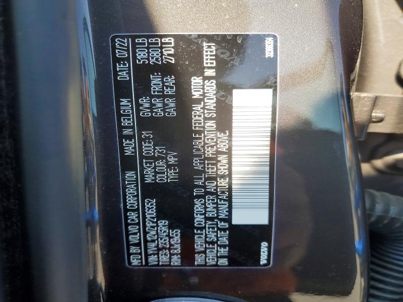Aukcja sprzedaży 2023 Volvo V60, vin: YV4L12WZ1P2106352, numer aukcji: 60739246